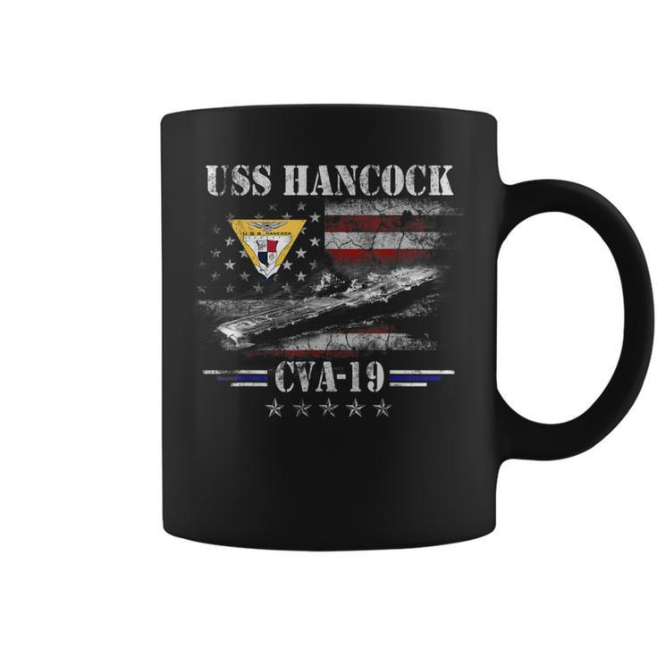 Uss Hancock Cva-19 Aircraft Carrier Veterans Day Fathers Day  Coffee Mug