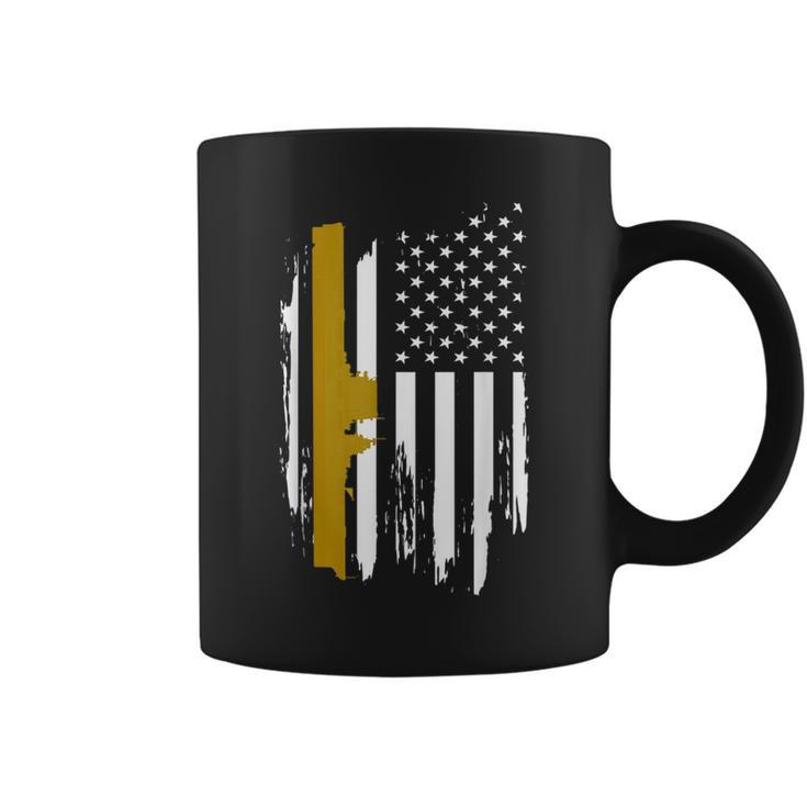 Uss Lexington Cv2 Aircraft Carrier American Flag Coffee Mug