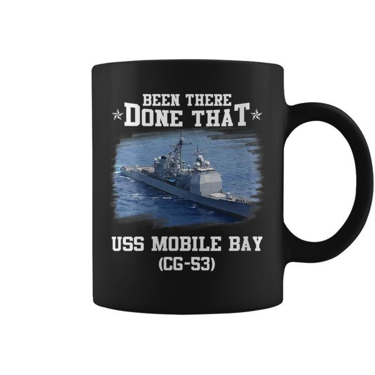 Uss Mobile Bay Cg-53 Ticonderoga Class Cruiser Father Day  Coffee Mug