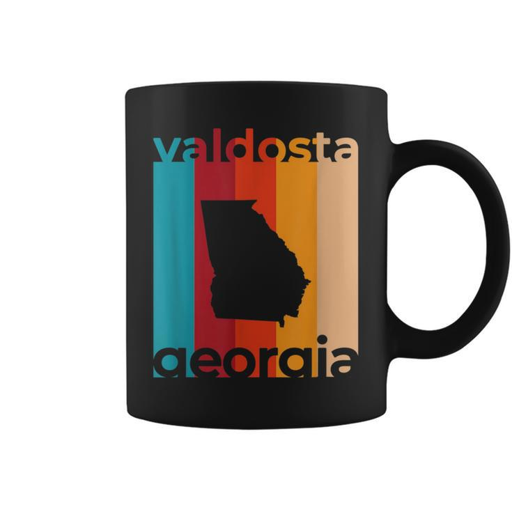 Valdosta Georgia Retro Cutout Ga Souvenir Coffee Mug