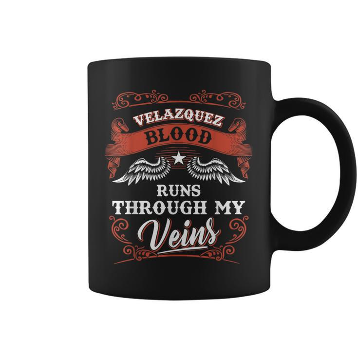 Velazquez Blood Runs Through My Veins Youth Kid 1T5d Coffee Mug