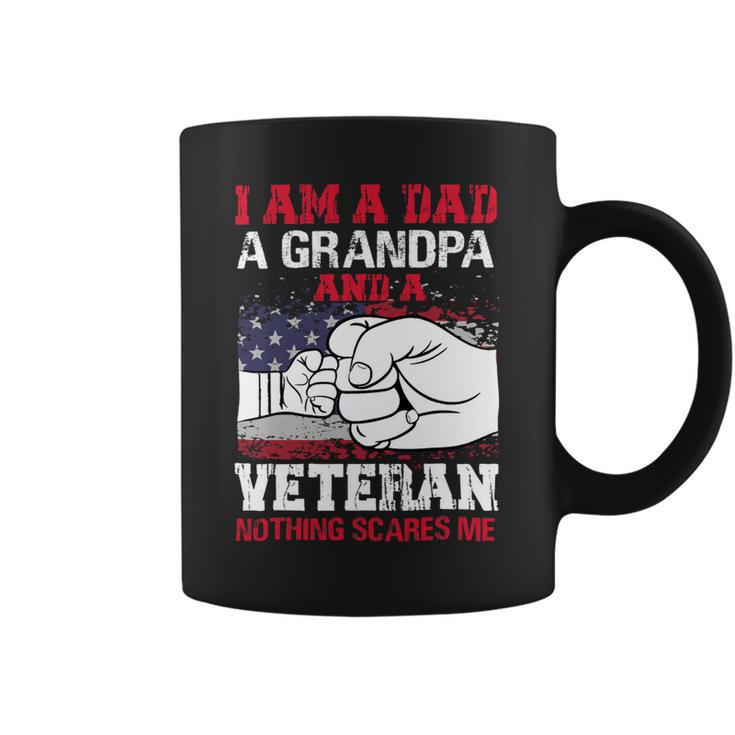 Veteran Vets Soldier Honor Duty America Grandpa Veterans Coffee Mug