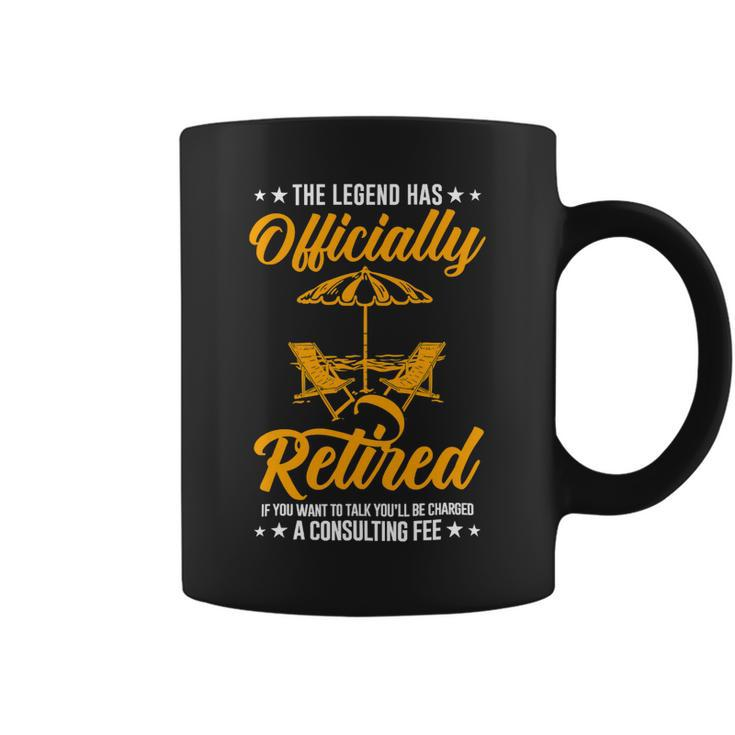 Veteran Vets The Legend Has Retired Consulting Fee Veteran Consultant 89 Veterans Coffee Mug