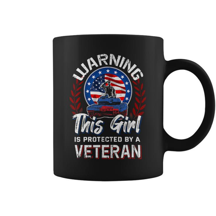 Veteran Vets This Girl Is Protected By A Veteran Independence Veterans Coffee Mug