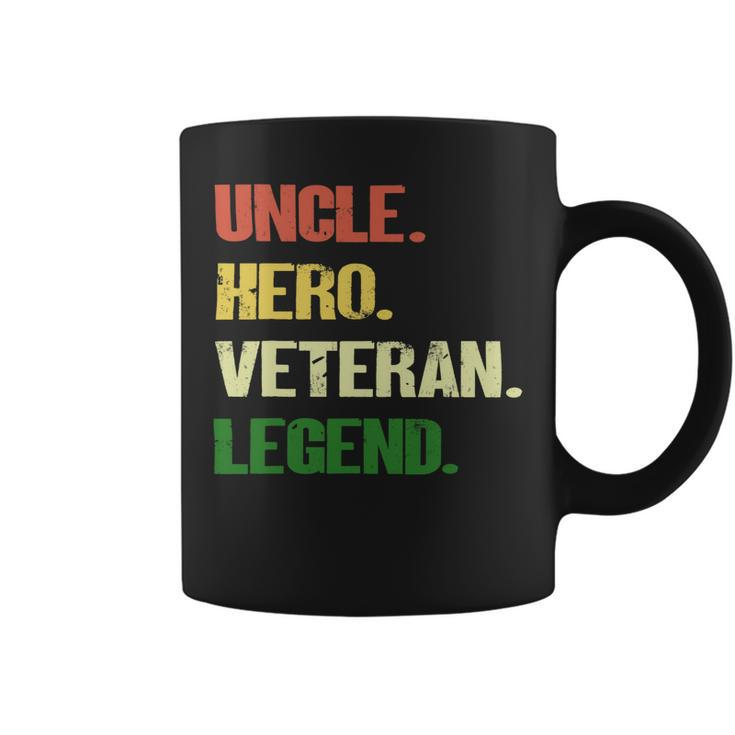 Veteran Vets Uncle Hero Veteran Legend Veterans Coffee Mug