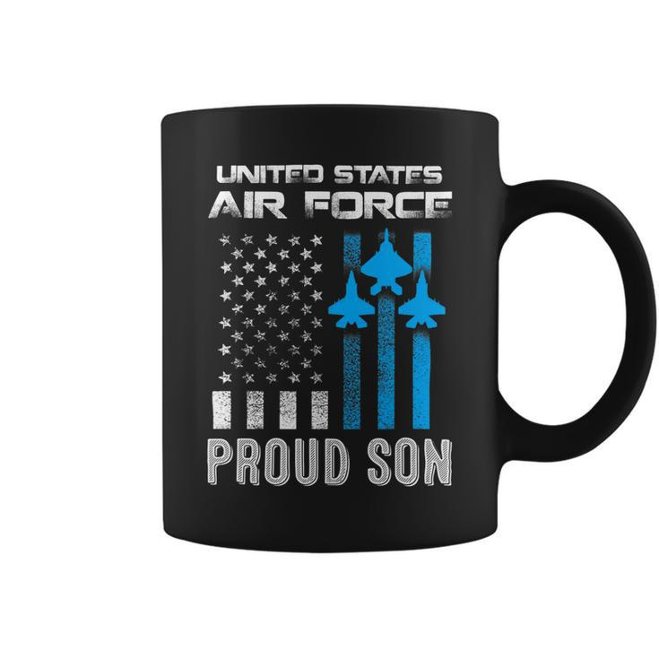 Veteran Vets Us Air Force Proud Son Proud Air Force Son Veteran Day Veterans Coffee Mug