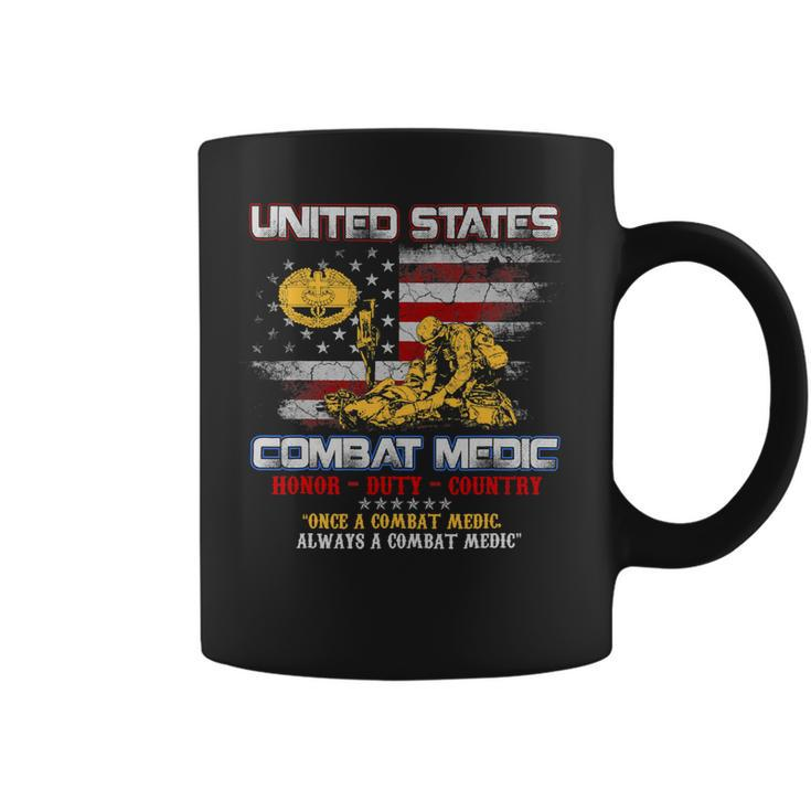 Veteran Vets US Army Combat Medic Veteran Vintage Honor Duty Country 153 Veterans Coffee Mug