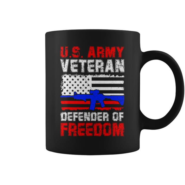Veteran Vets Us Army Veteran Defender Of Freedom Fathers Veterans Day 4 Veterans Coffee Mug
