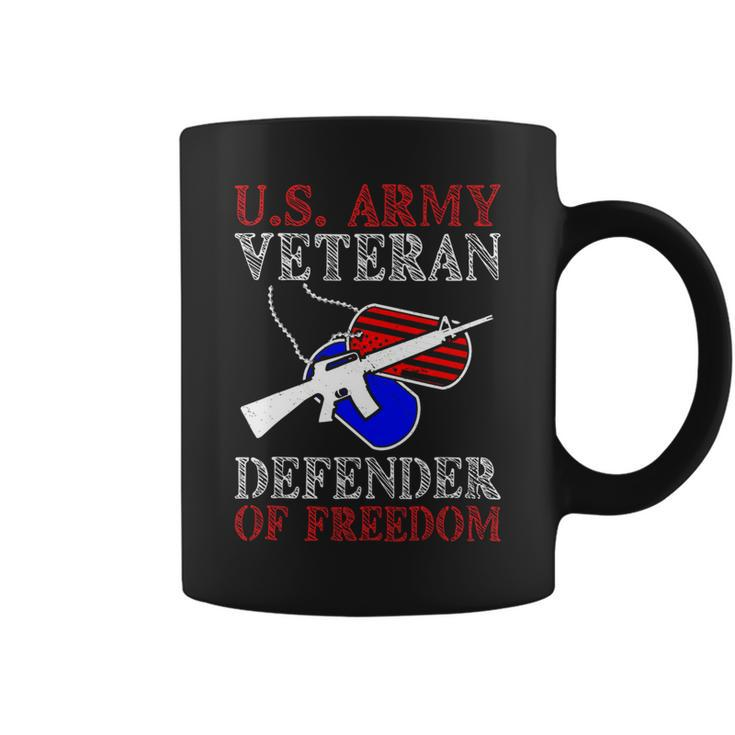Veteran Vets Us Army Veteran Defender Of Freedom Fathers Veterans Day 5 Veterans Coffee Mug