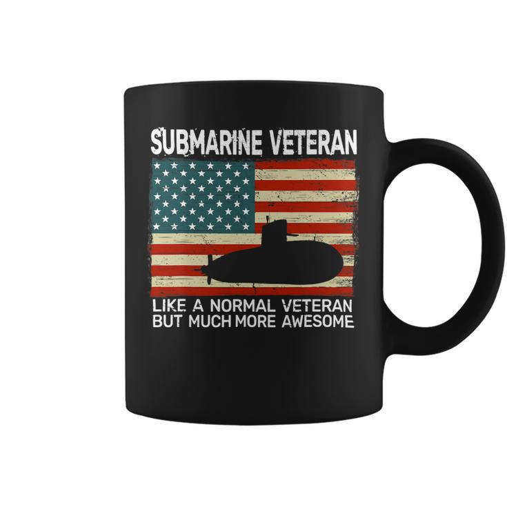 Veteran Vets Usa Flag Submarine Veteran For Men And Submarine For Men 1 Veterans Coffee Mug