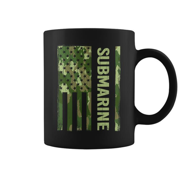 Veteran Vets Usa Flag Submarine Veteran For Men Submarine For Men Veterans Coffee Mug