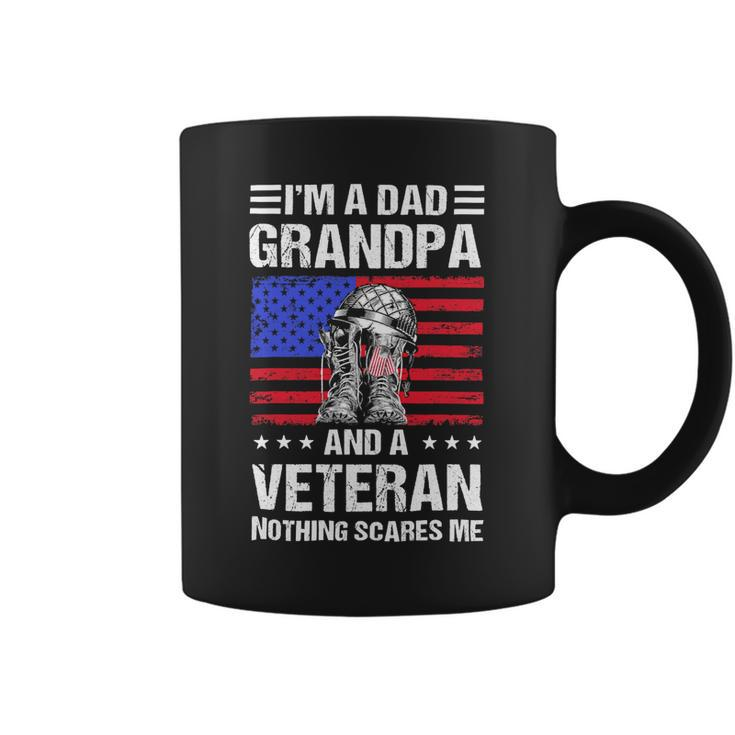 Veteran Vets Vintage Grandpa Shirts Fathers Day Im A Dad Grandpa Veteran 263 Veterans Coffee Mug