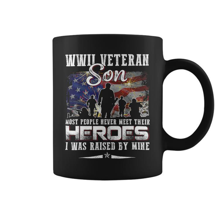 Veteran Vets Wwii Veteran Son Most People Never Meet Their Heroes 1 Veterans Coffee Mug