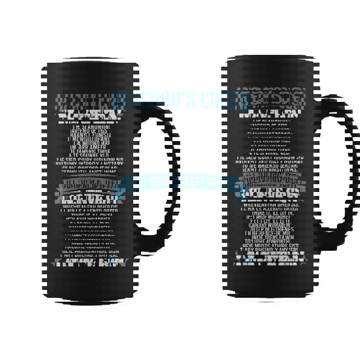 Veterans Creed Patriot Grandpa Vietnam War Coffee Mug