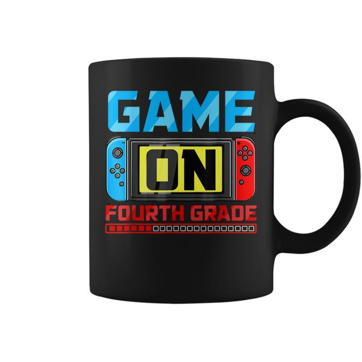 Video Game On Fourth Grade Gamer Back To School First Day Coffee Mug