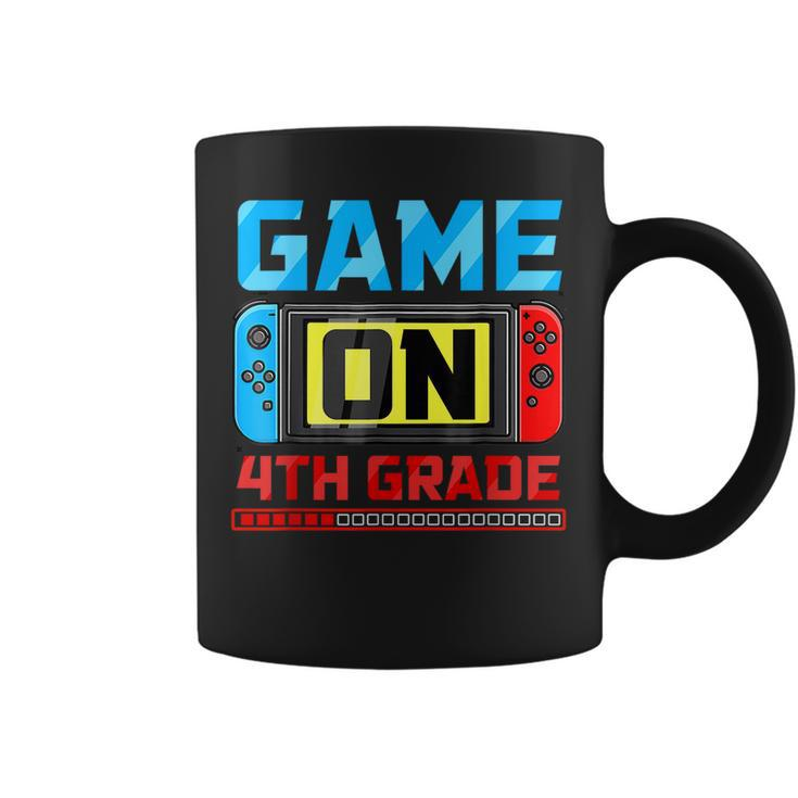 Video Game On 4Th Grade Gamer Back To School First Day Boys  Coffee Mug