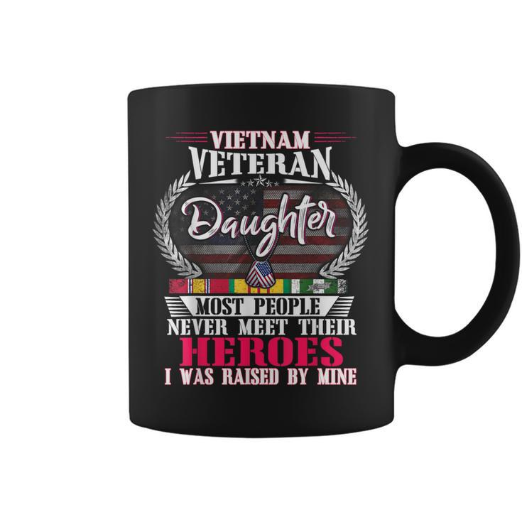 Vietnam Veteran Daughter Raised By My Hero Us Veteran Coffee Mug