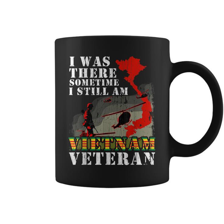 Vietnam Veteran Military Sodier Veterans Day American Flag  Coffee Mug
