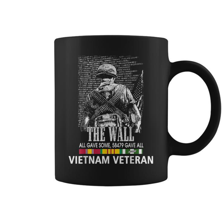 Vietnam Veteran The Wall All Gave Some 58479 Gave All  Coffee Mug
