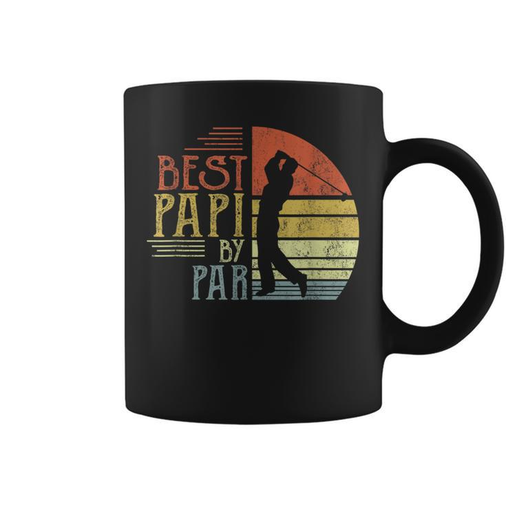 Vinatge Fathers Day Best Papi By Par Golf Gifts For Papi  Coffee Mug