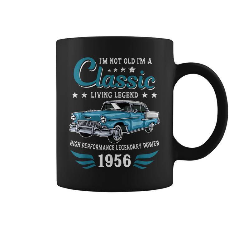 Vintage 1956 Birthday Classic Car For Legends Born In 1956  Coffee Mug