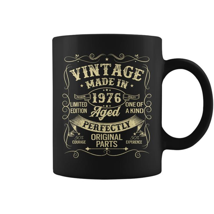 Vintage 1976 Made Or Born In 1976 Original Parts Birthday Coffee Mug