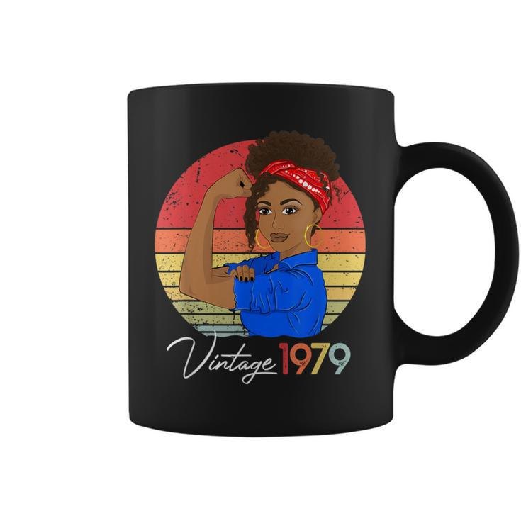 Vintage 1979 Black Girl Afro African American 42Nd Birthday Coffee Mug