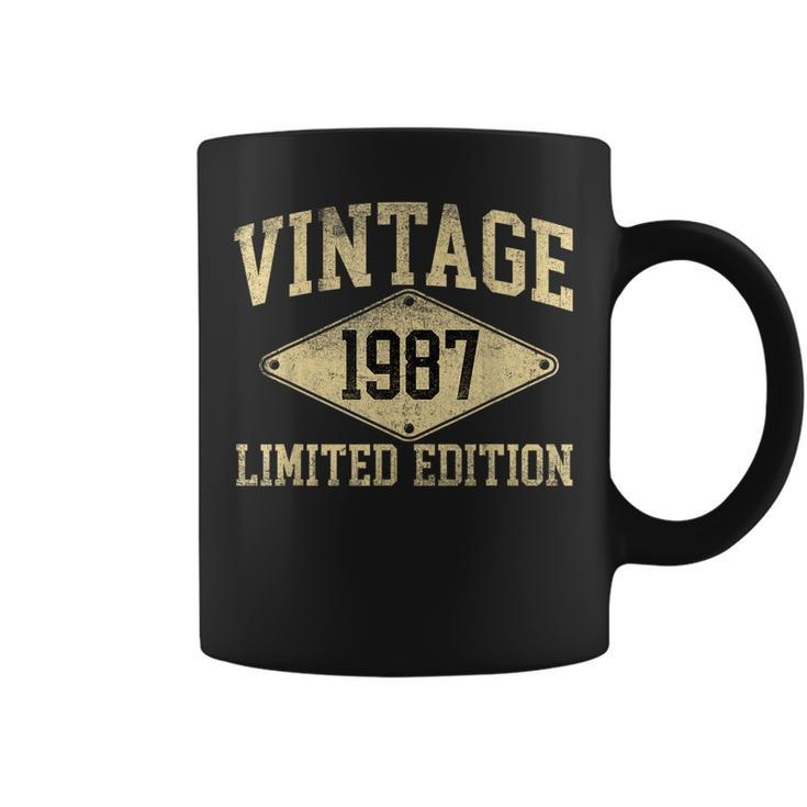 Vintage 1987 Limited Edition Year Of Birth Birthday  Coffee Mug