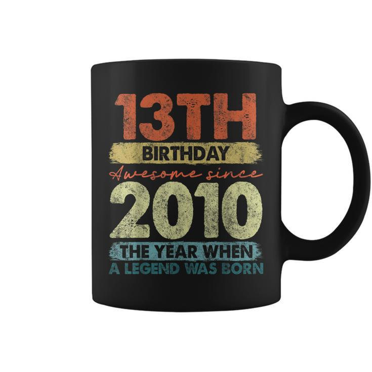 Vintage 2010 13 Year Old Gifts Limited Edition 13Th Birthday  Coffee Mug