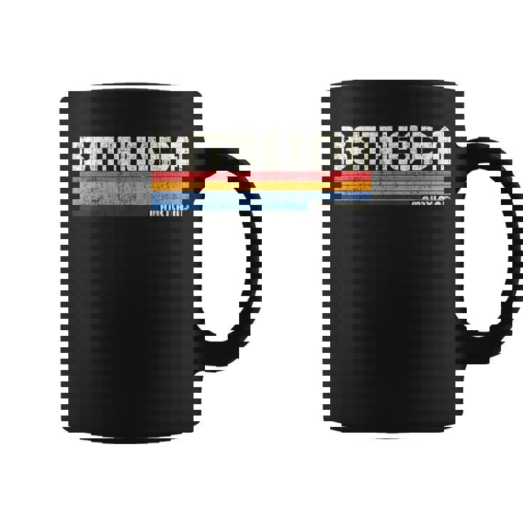 Vintage 70S 80S Style Bethesda Md Coffee Mug