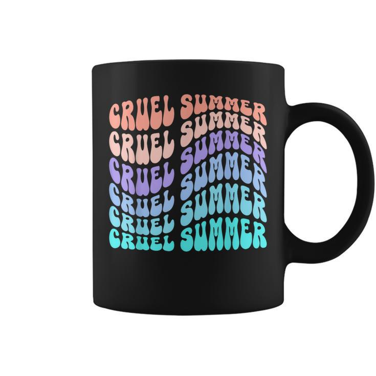 Vintage 70S Style Cruel Summer Groovy Style Coffee Mug