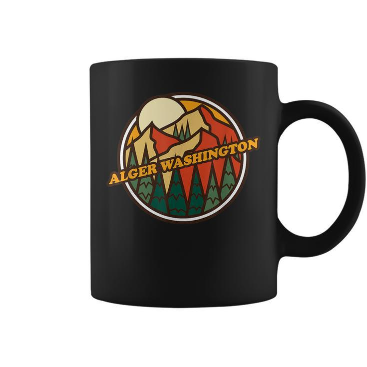 Vintage Alger Washington Mountain Hiking Souvenir Print Coffee Mug