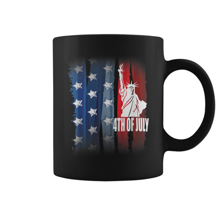 Vintage American Flag Usa Family Matching Us 4Th Of July Coffee Mug