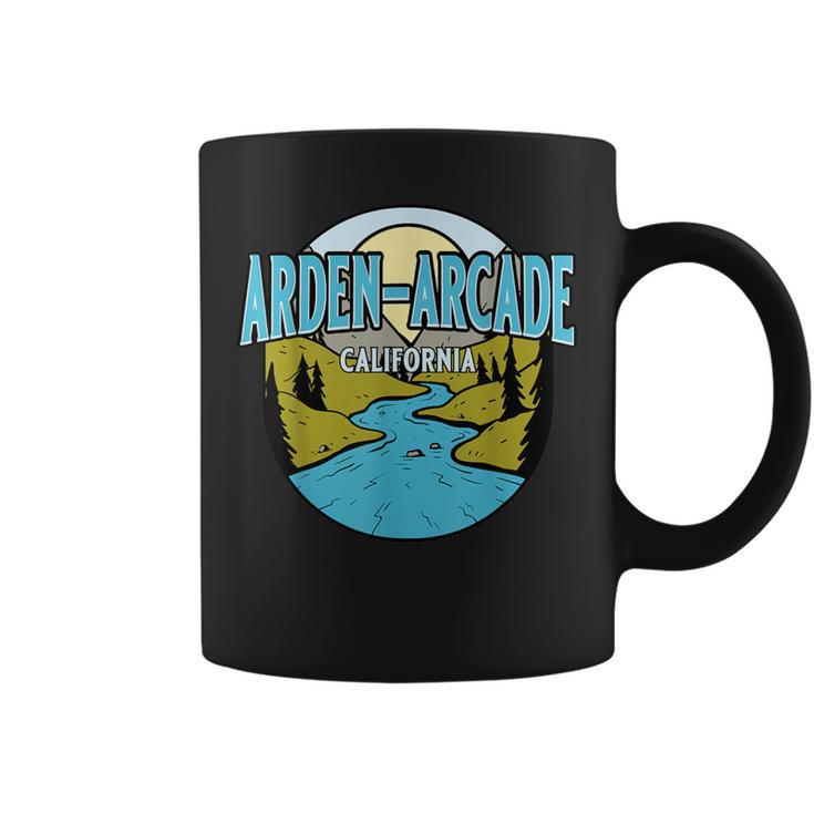 Vintage Arden-Arcade California River Valley Souvenir Print Coffee Mug