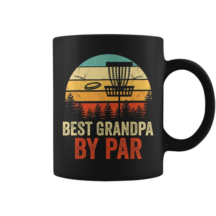 Vintage Best Grandpa By Par Disc Golf Gift Men Fathers Day Gift For Mens Coffee Mug