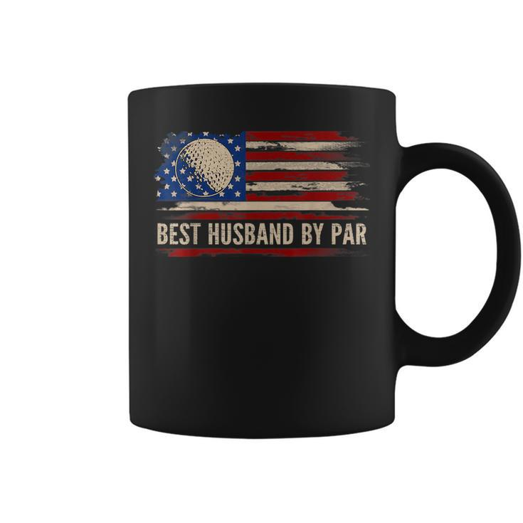 Vintage Best Husband By Par American Flag GolfGolfer Gift Coffee Mug