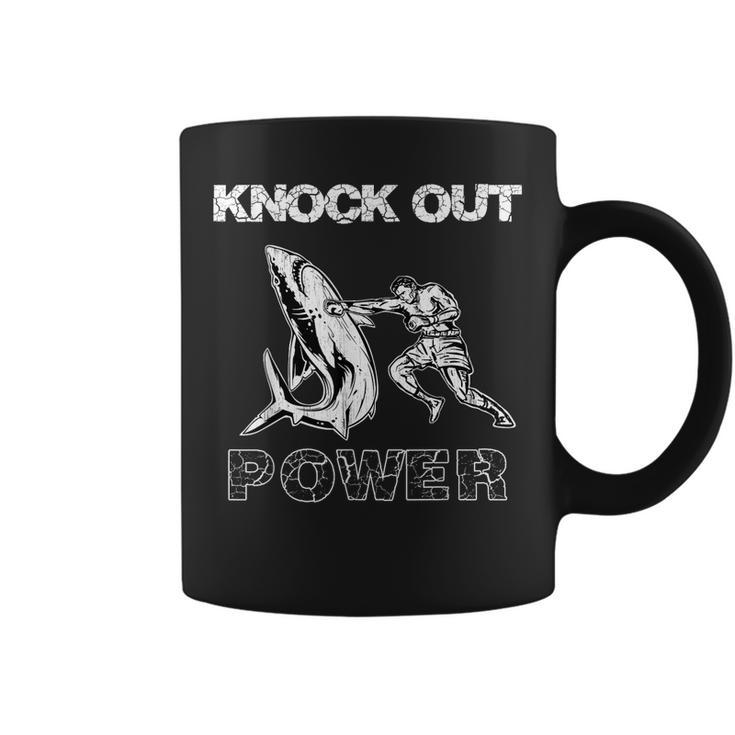 Vintage Boxer Man Knock Out Power Best Boxing Kickboxing  Coffee Mug