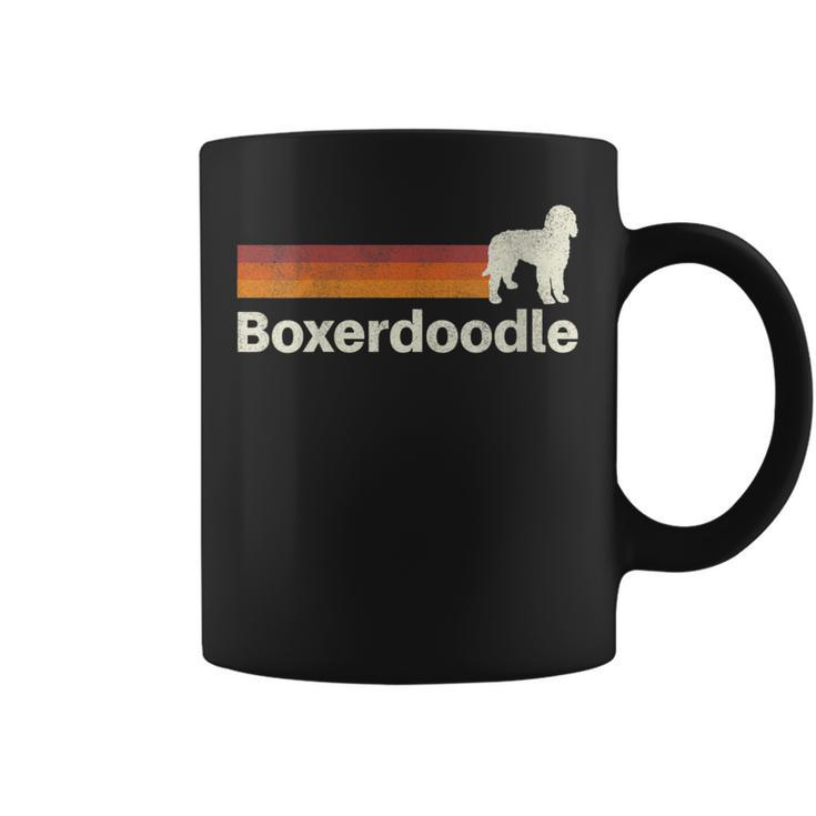 Vintage Boxerdoodle Retro Mom Dad Dog Coffee Mug