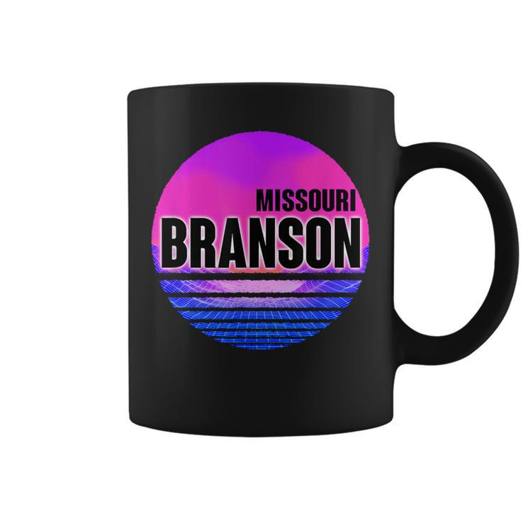 Vintage Branson Vaporwave Missouri Coffee Mug