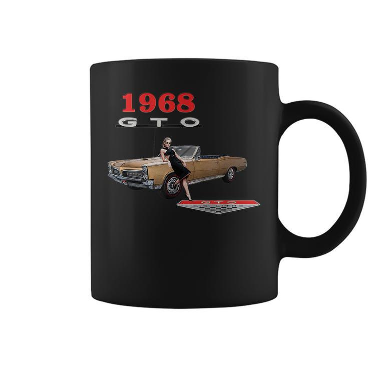 Vintage Cars Classic Cars 1960S 1968 Gto Muscle Cars Cars Funny Gifts Coffee Mug