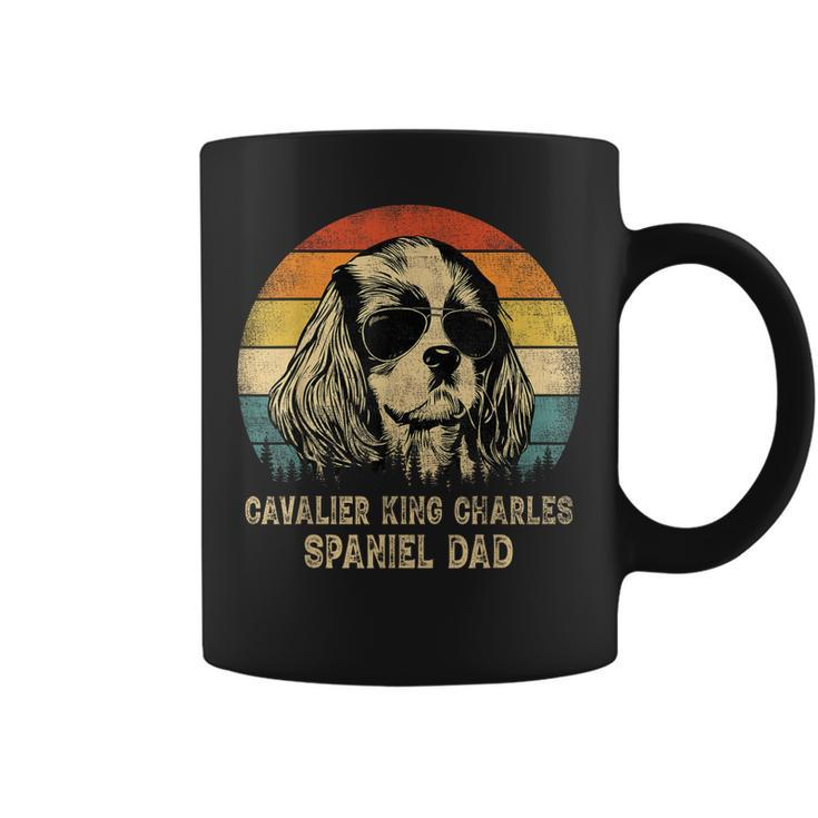 Vintage Cavalier King Charles Spaniel Dad Dog Fathers Day  Coffee Mug