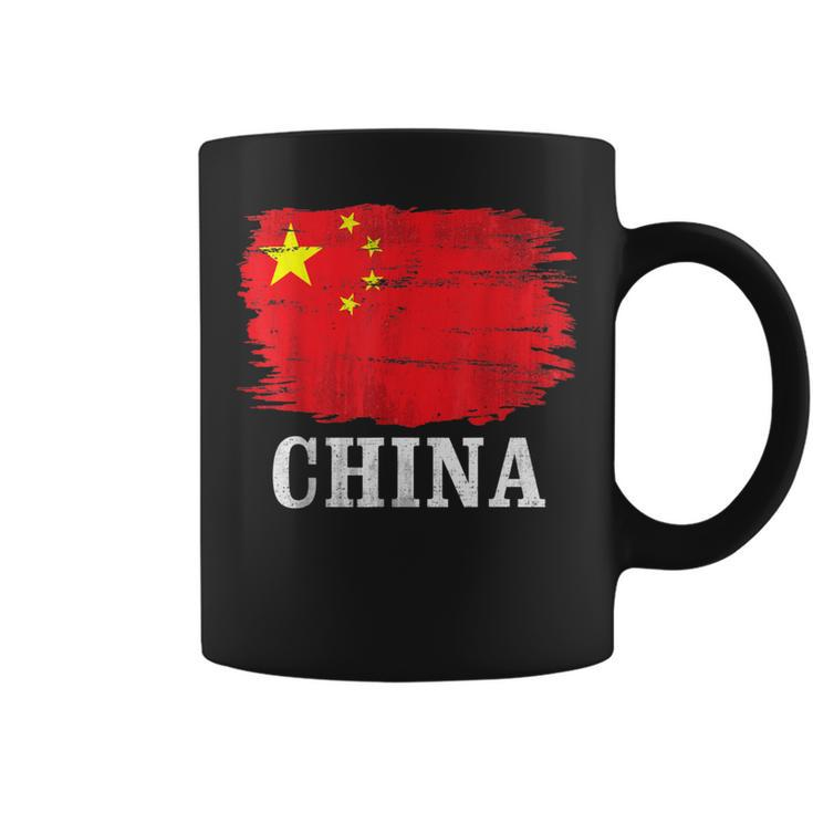 Vintage China Flag For Chinese Coffee Mug