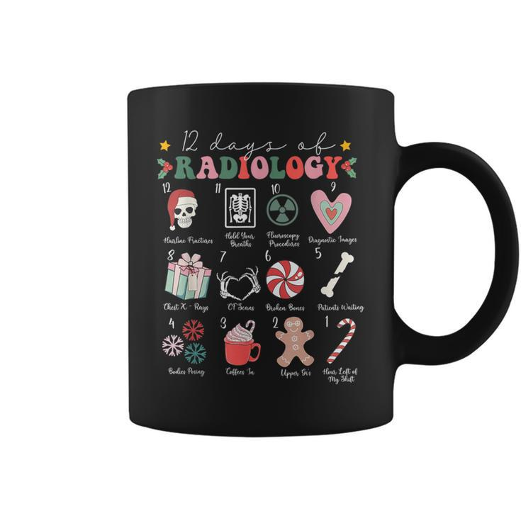 Vintage Christmas 12 Days Of Radiology X-Ray Christmas Coffee Mug
