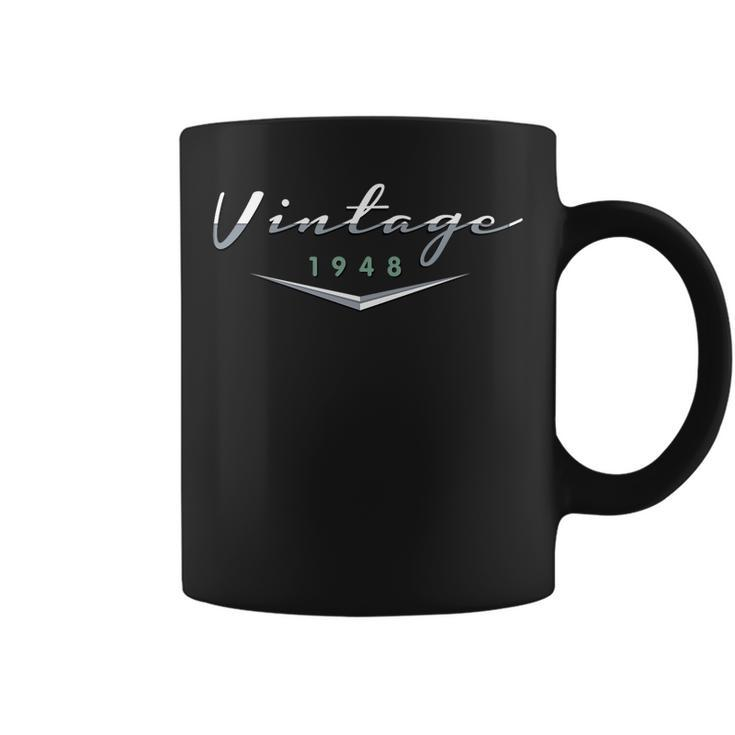 Vintage Classic Car 1948 | 70Th Birthday Gift Idea 70Th Birthday Funny Gifts Coffee Mug