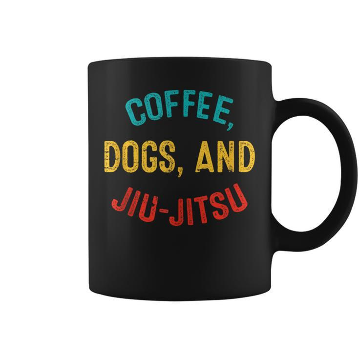 Vintage Coffee Dogs Jiu Jitsu Brazilian Jiu Jitsu Bjj Coffee Mug