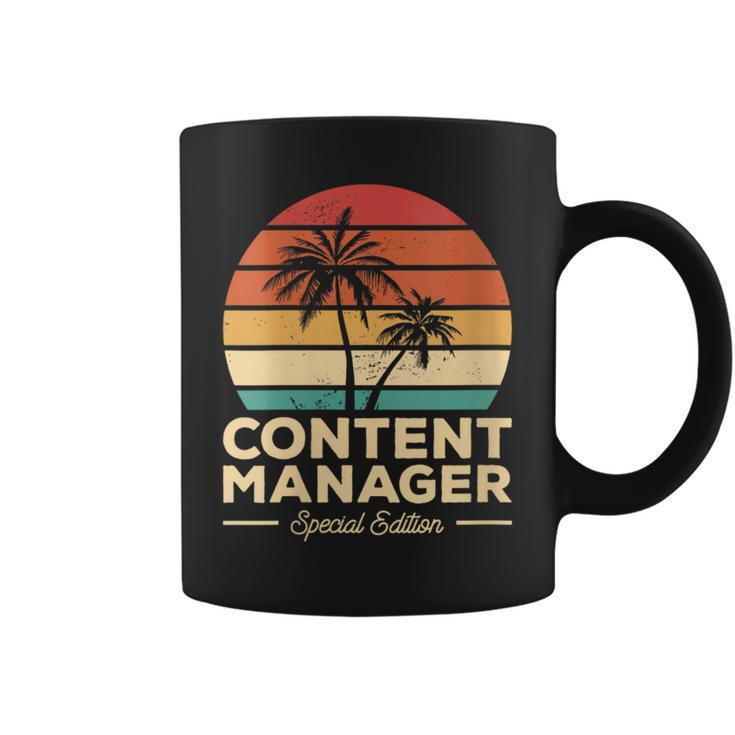 Vintage Content Manager Special Edition Coffee Mug