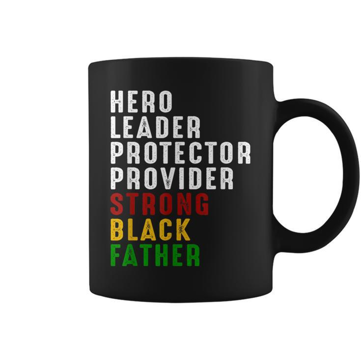 Vintage Fathers Day Strong African American Black Father Coffee Mug