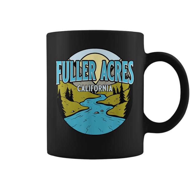 Vintage Fuller Acres California River Valley Souvenir Print Coffee Mug