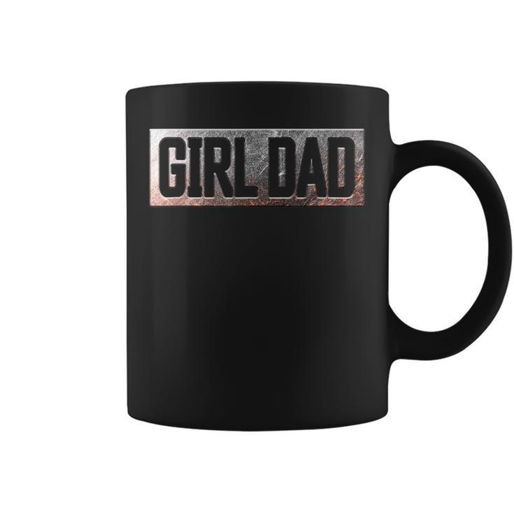Vintage Girl Dad Proud Father Classic Fathers Day Daddy  Coffee Mug