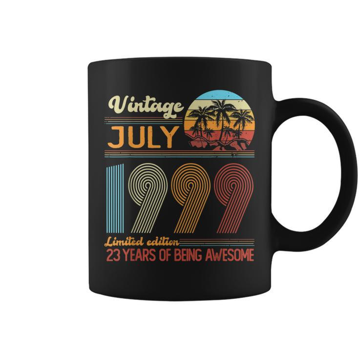 Vintage Limited Edition Birthday Decoration July 1999 Coffee Mug